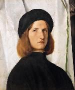 Lorenzo Lotto Portrait of a Young Man (mk08) Sweden oil painting artist